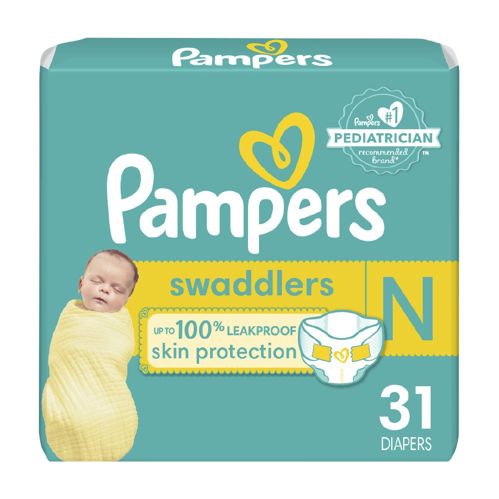 Penelope module Vervorming Pampers Swaddlers Newborn Diapers - Size 0 - Shop Diapers & Potty at H-E-B