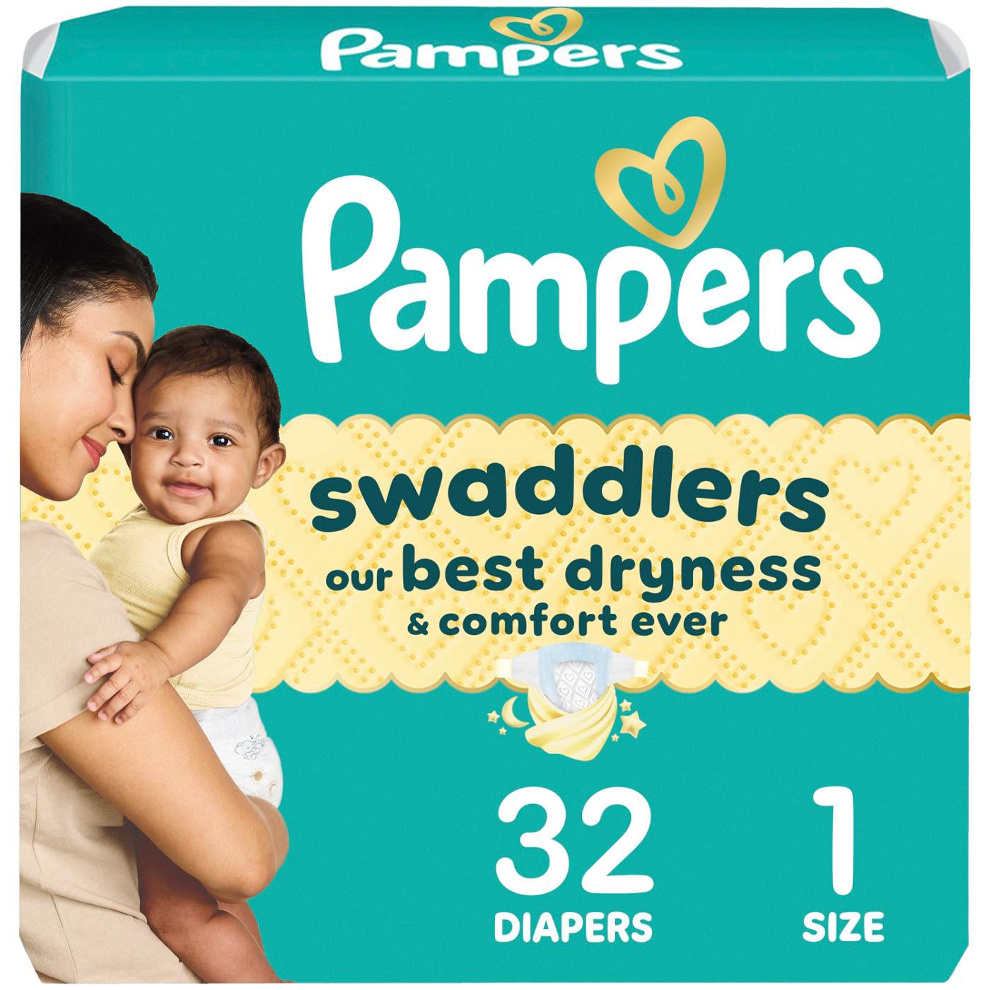 Pampers Swaddlers Baby Diapers - Size 1; image 1 of 10