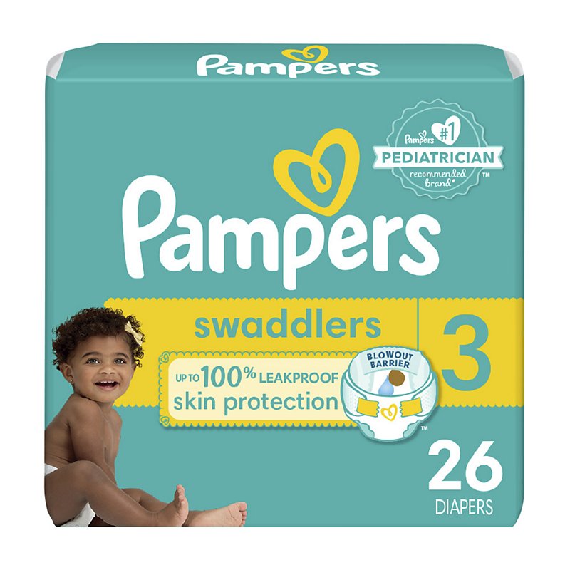 Pampers Swaddlers Baby Size 3 - Shop & Potty at H-E-B