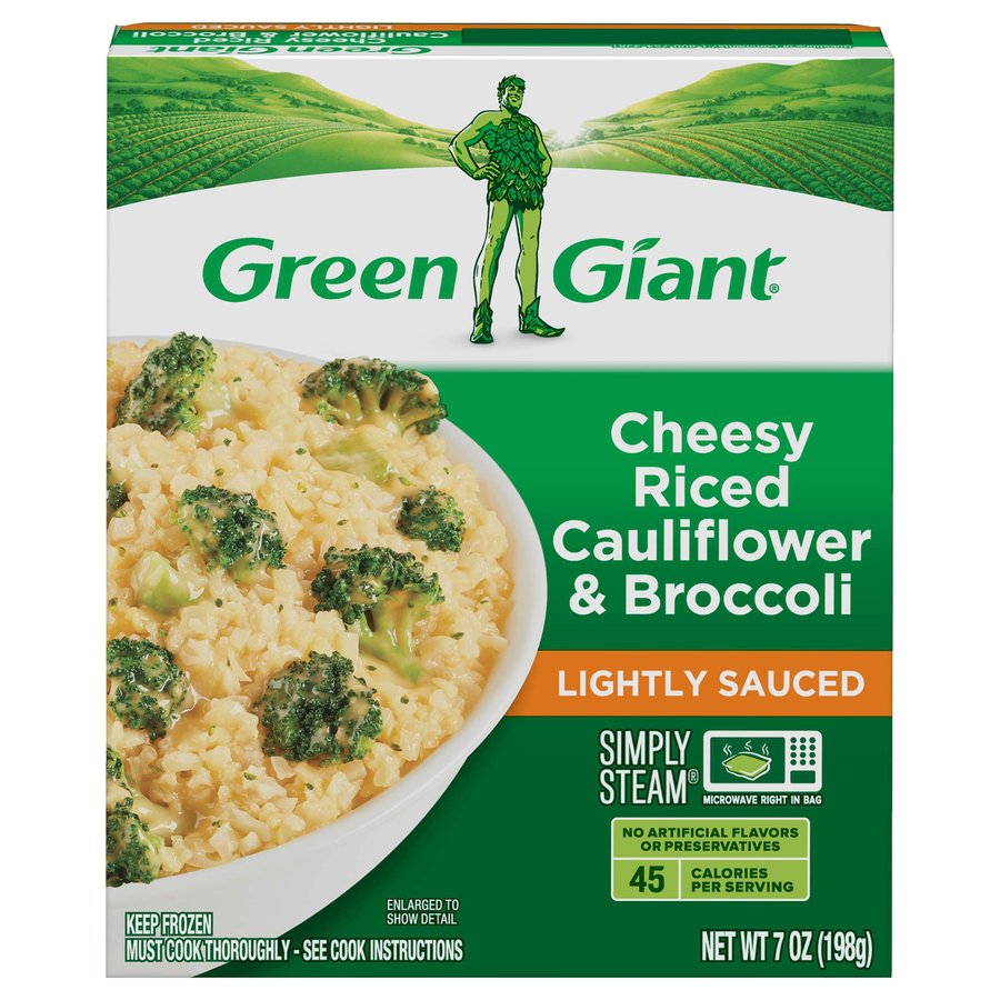Green Giant Simply Steam Riced Cauliflower, Broccoli Florets & Cheese