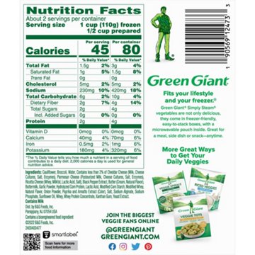 Green Giant Simply Steam Cheesy Riced Cauliflower & Broccoli