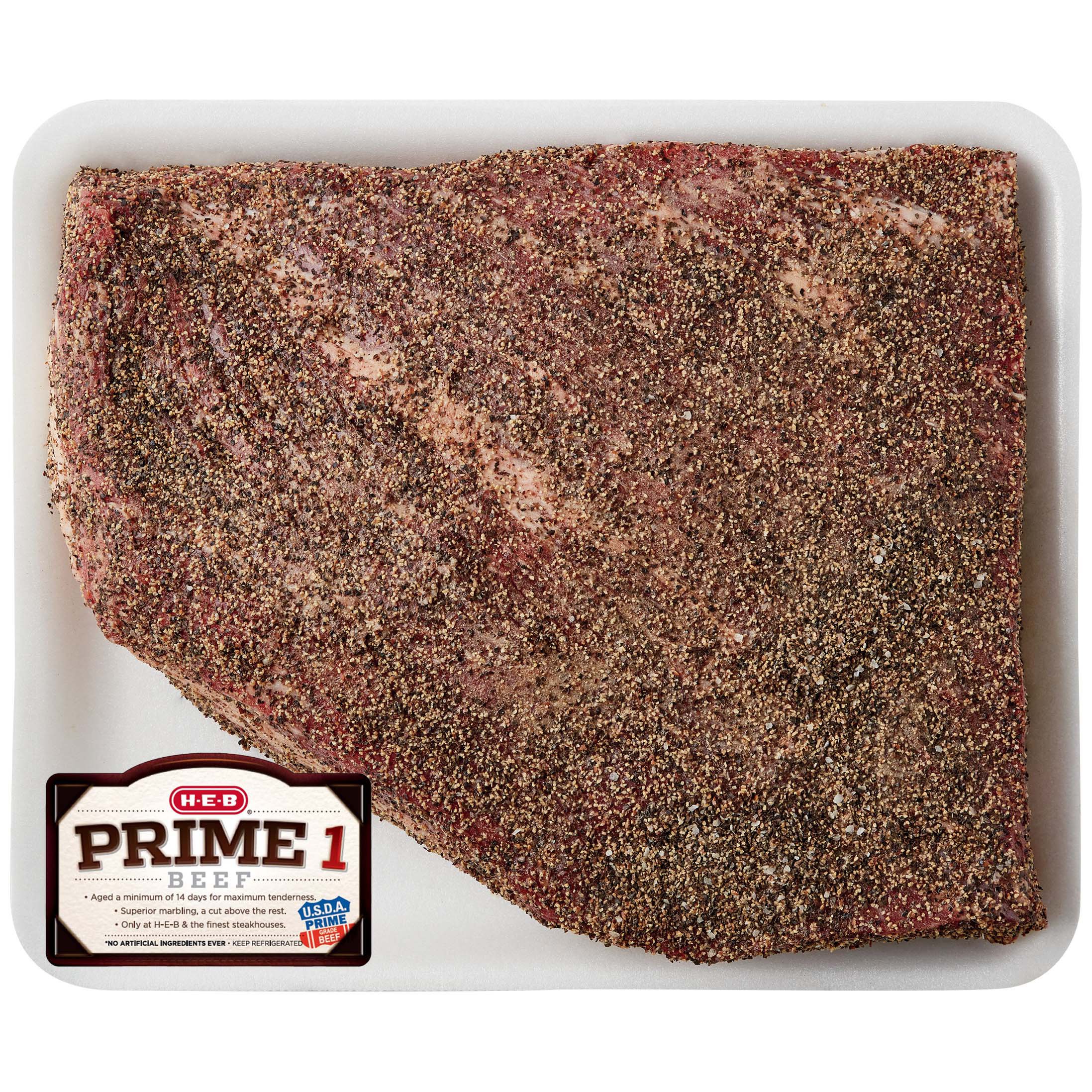 HEB Prime Beef Brisket Whole Market Trim Salt & Pepper Shop Beef at HEB