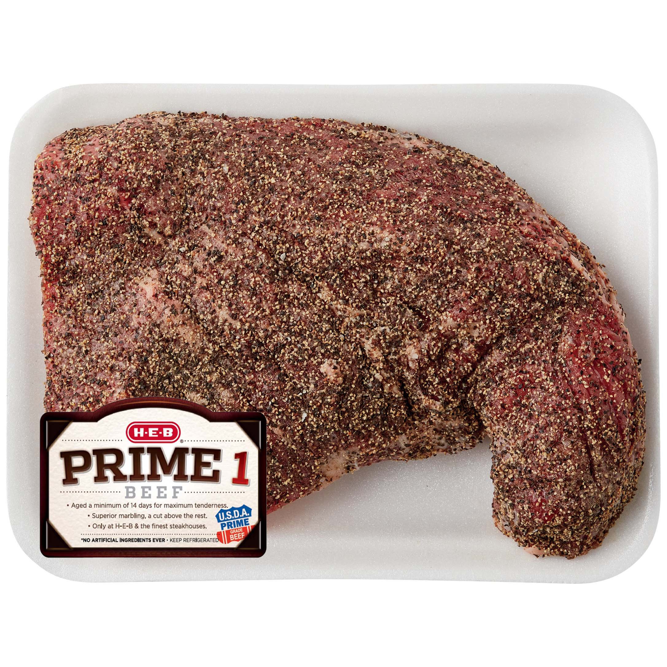 H-E-B Prime 1 Beef Seasoned Sirloin Tri-Tip Roast - Shop Beef At H-E-B