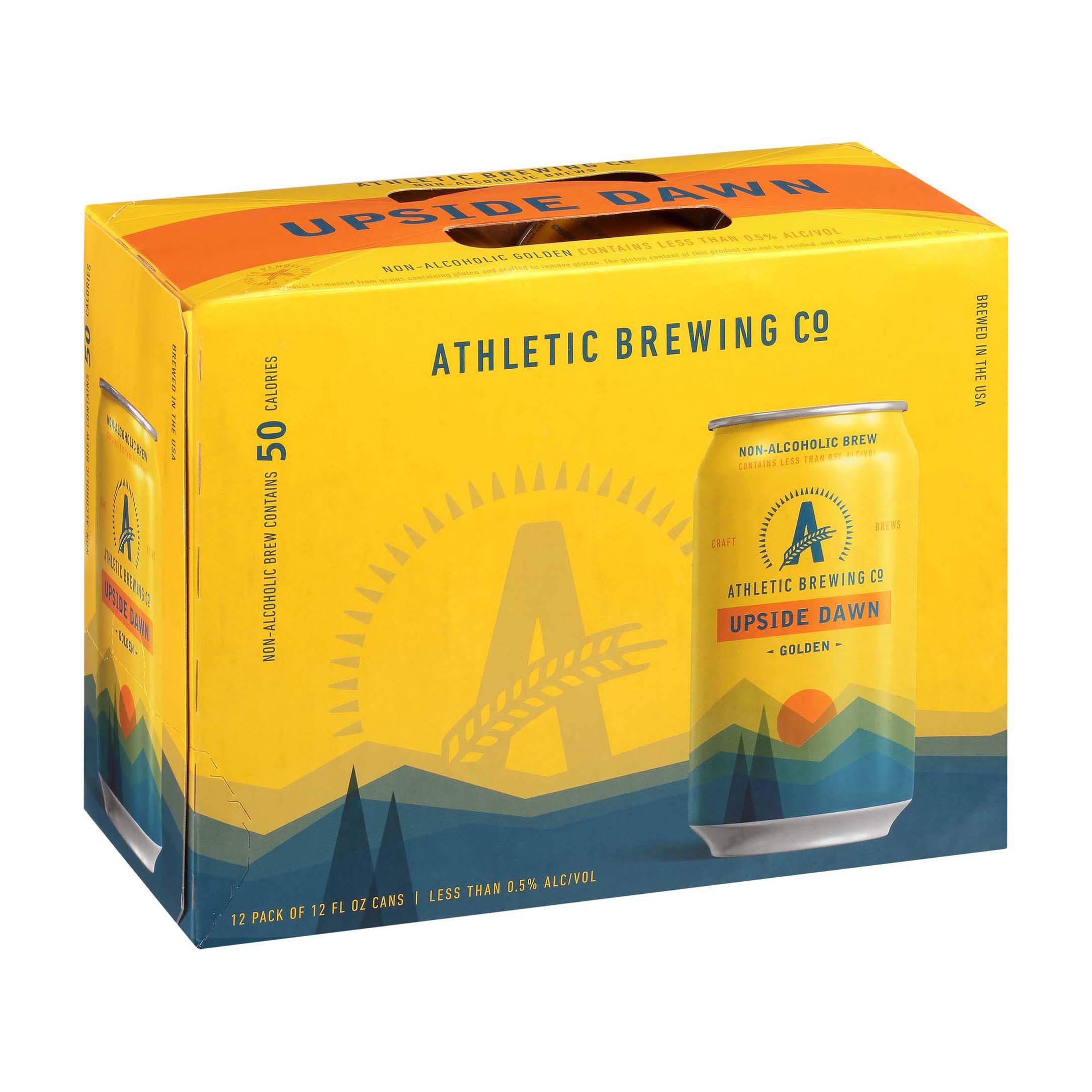Athletic Brewing Co. Upside Dawn NonAlcoholic Golden 12 oz Cans Shop