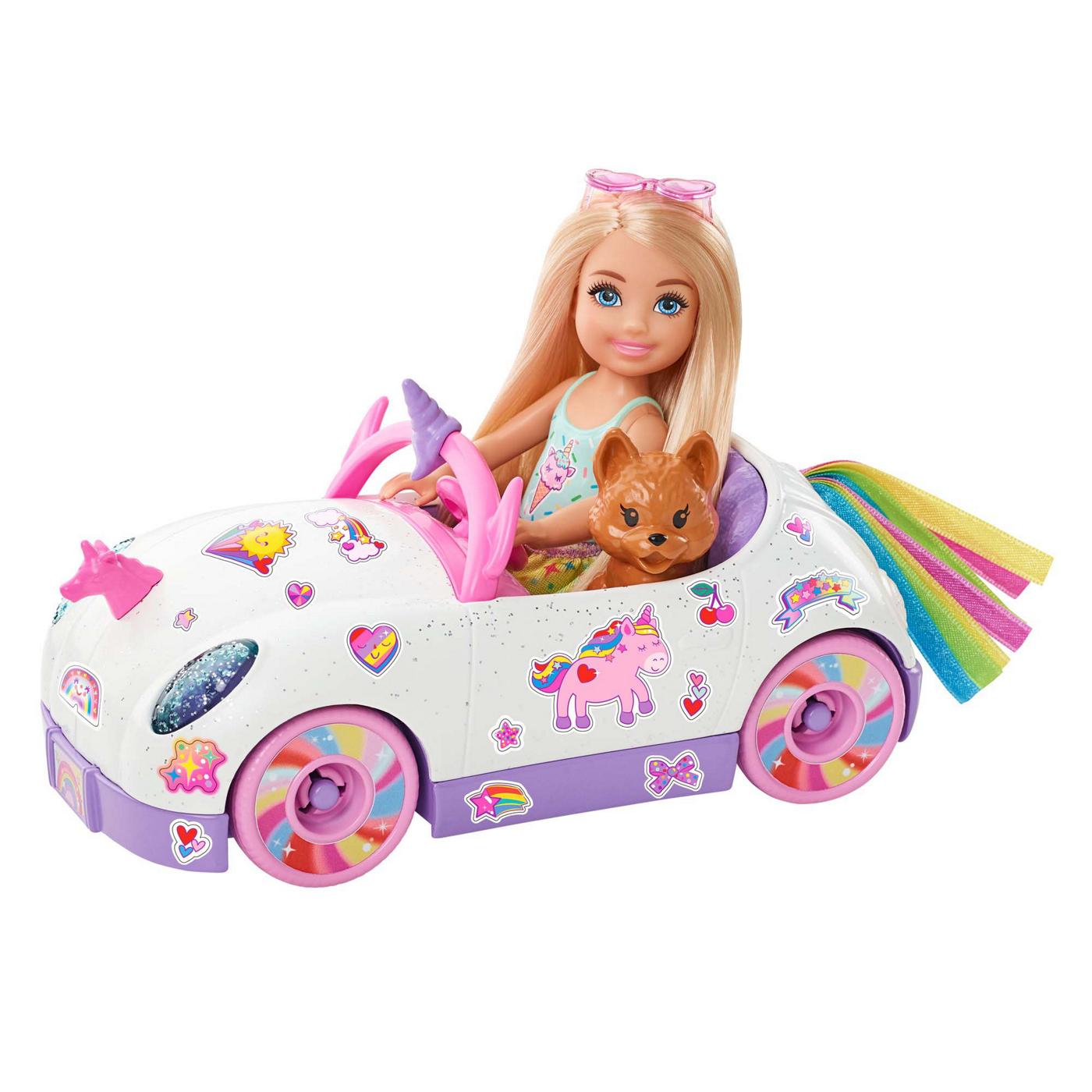 Barbie Chelsea Car Playset Shop Action Figures Dolls at H E B