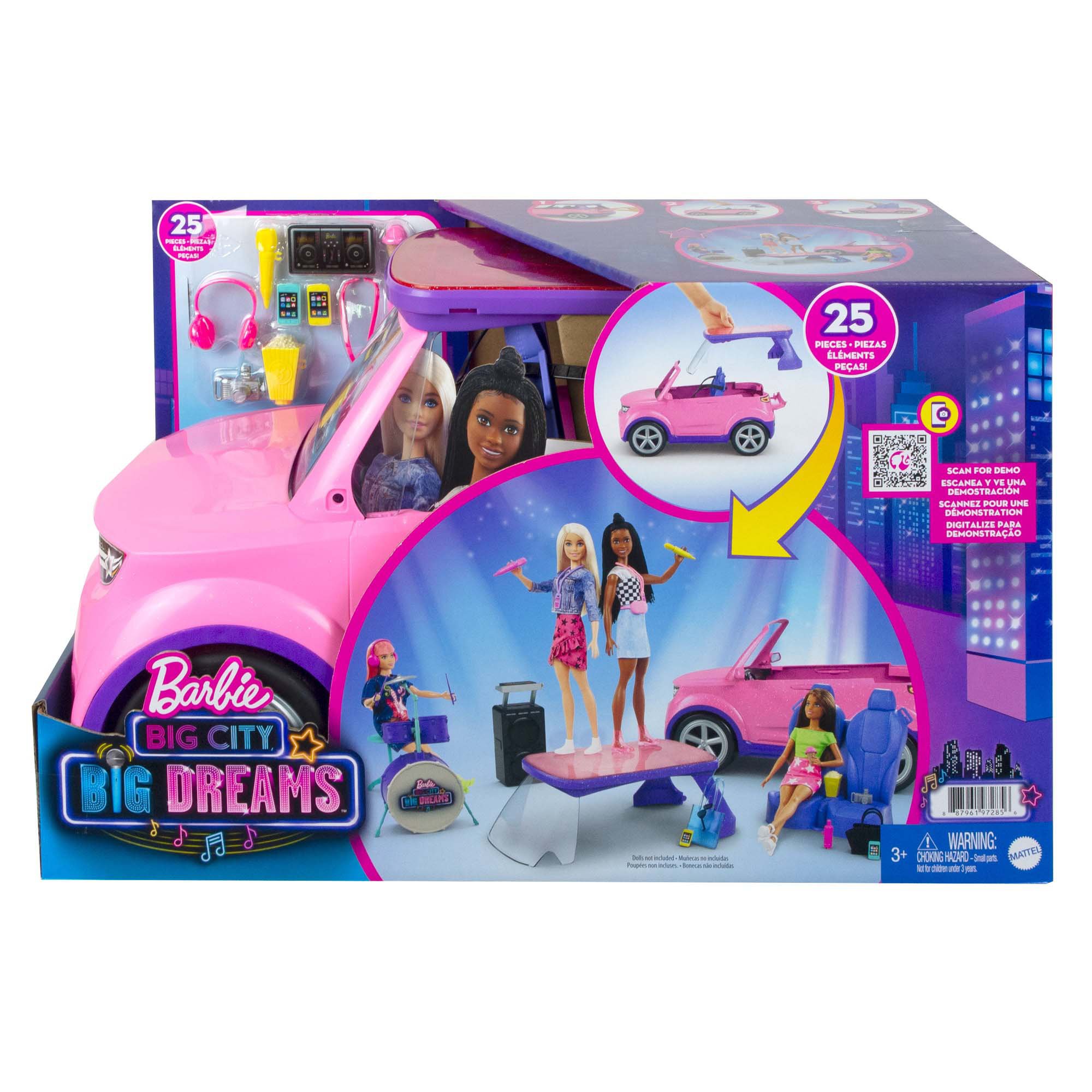 barbie car with roof