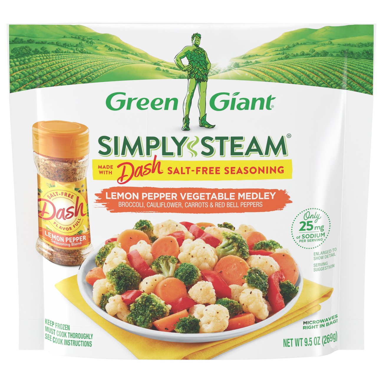 Green Giant Simply Steam Lemon Pepper Vegetable Medley - Shop Entrees ...