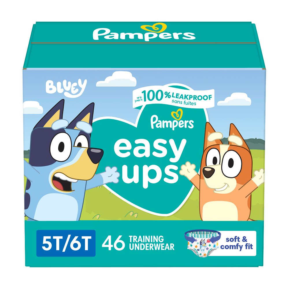 Pampers Easy Ups Boys Training Underwear Super Pack Size 5T6T Shop