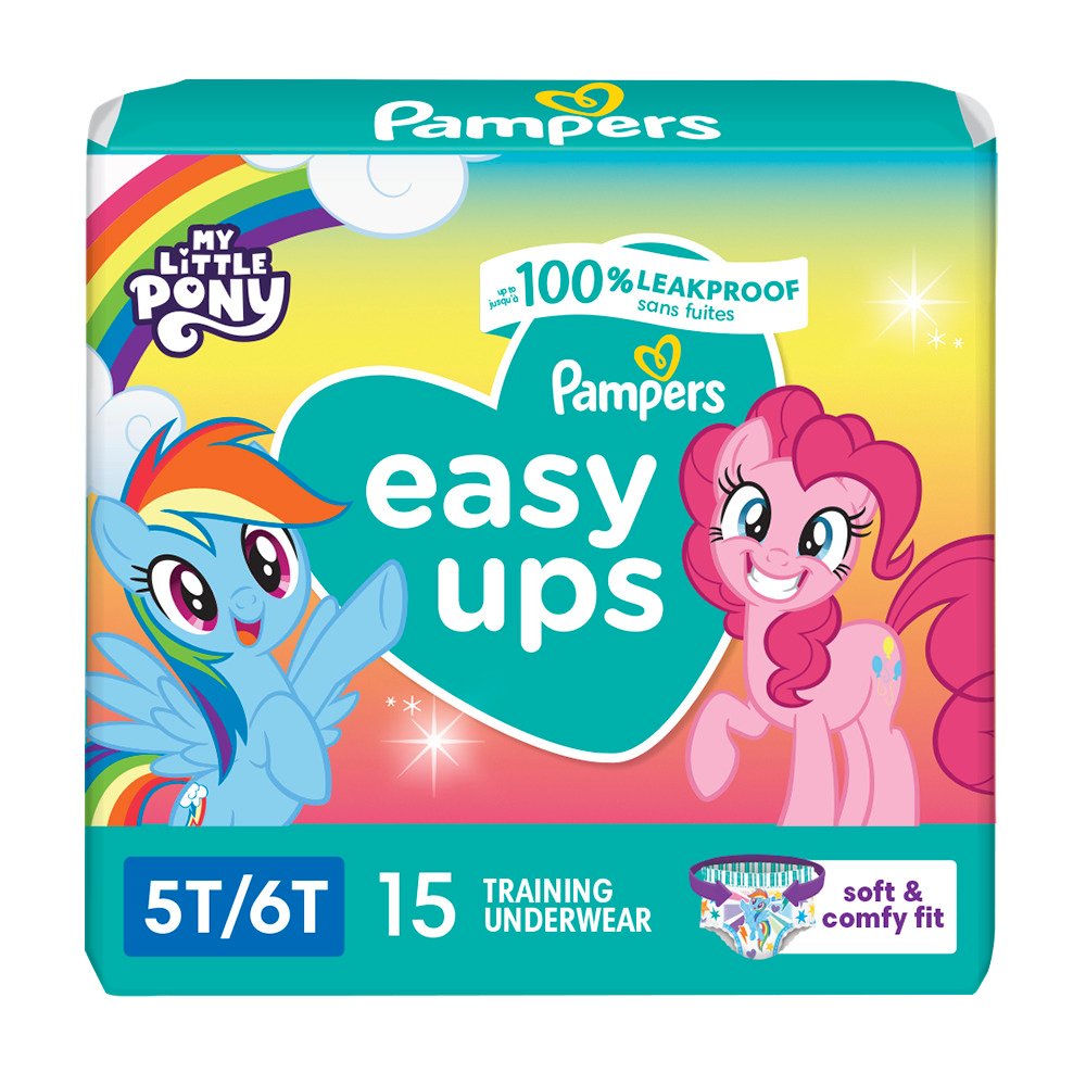 Pampers Easy Ups Girls Training Underwear - 5T - 6T - Shop