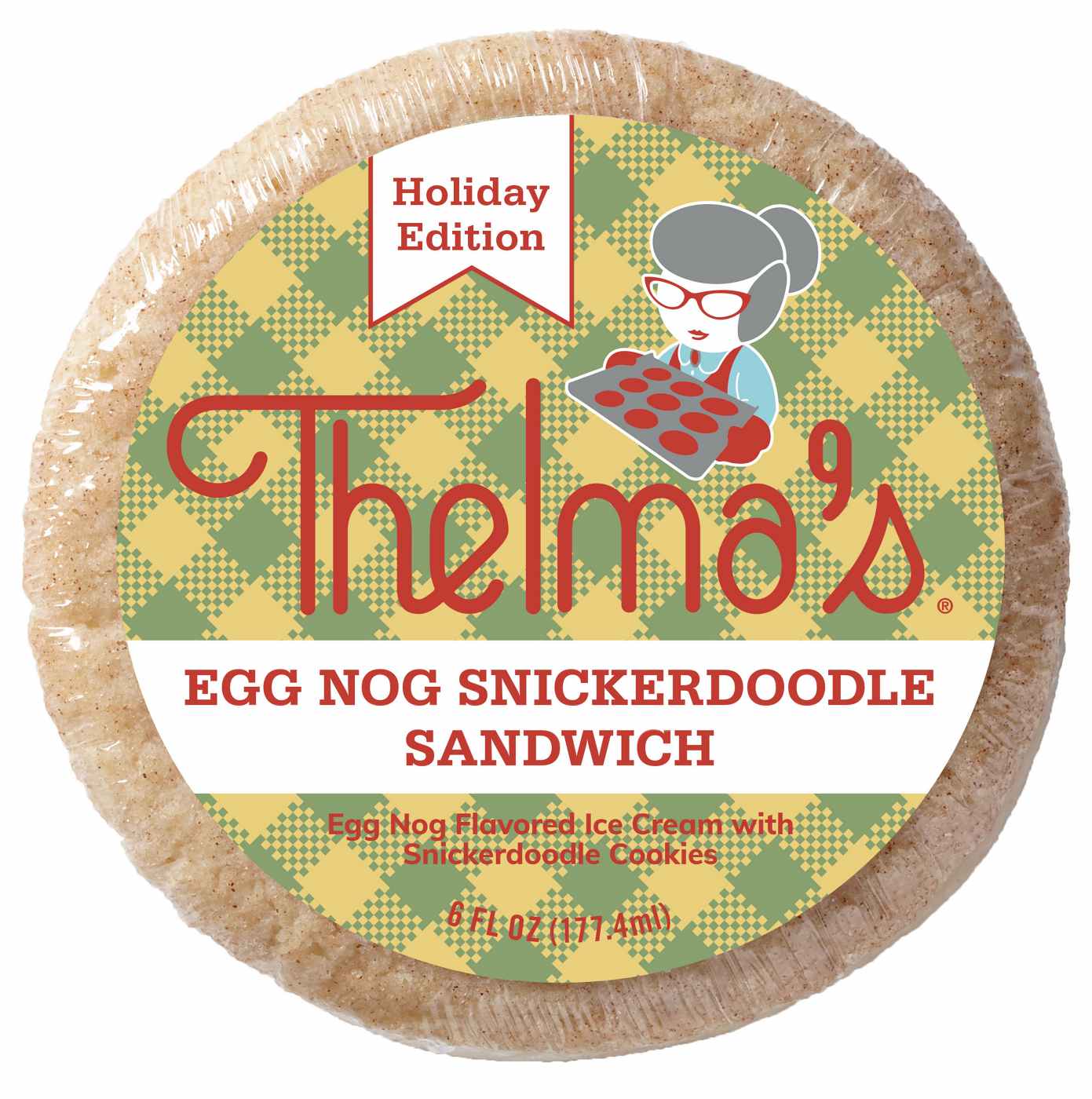 Thelma's Ice Cream Sandwich - Egg Nog Snickerdoodle; image 1 of 2