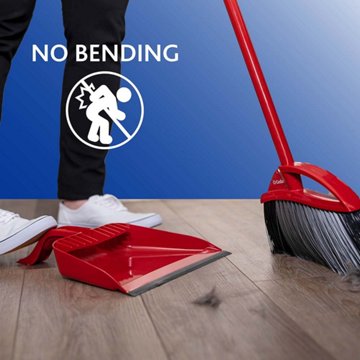 O-Cedar PowerCorner Pet Pro Broom with Step-On Dust Pan