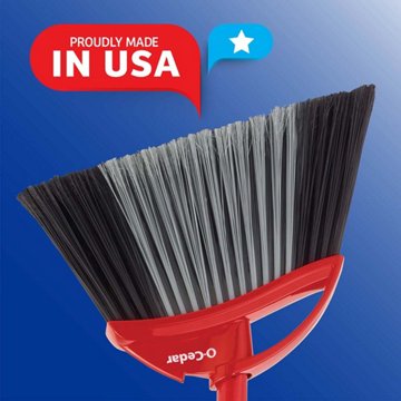 O-Cedar PowerCorner Pet Pro Broom with Step-On Dust Pan