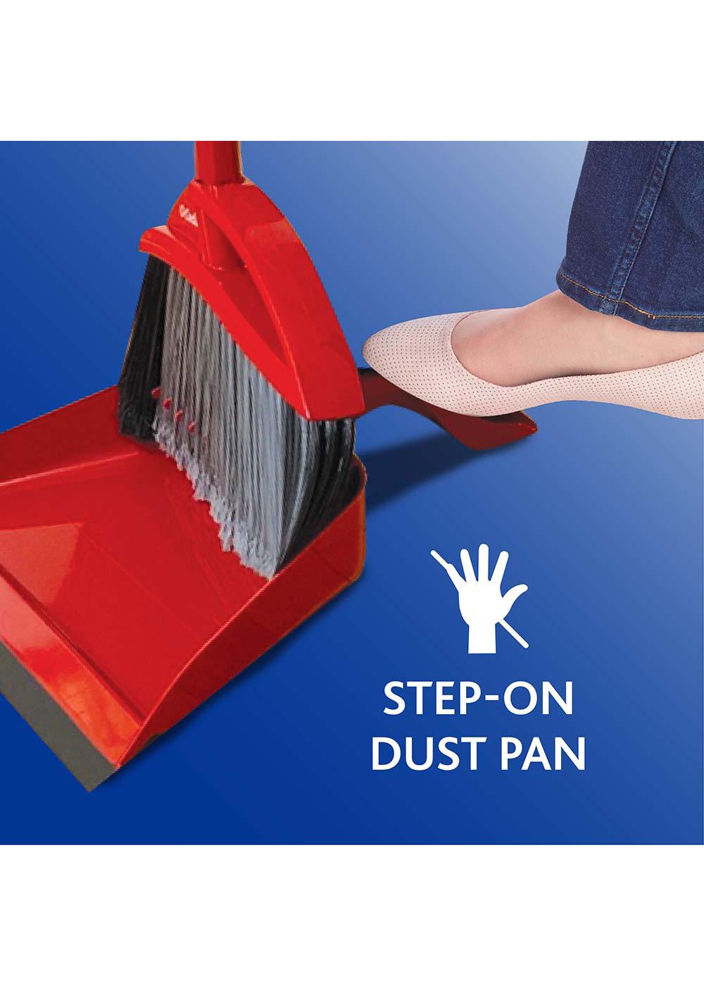 O-Cedar PowerCorner Pet Pro Broom with Step-On Dust Pan; image 9 of 9