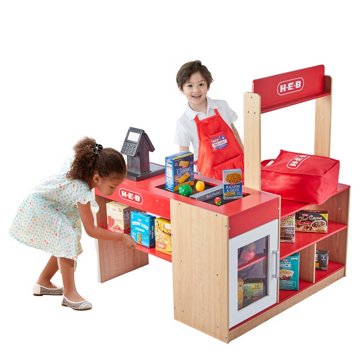 H-E-B Beyond Imagination! Wooden Grocery Checkout Stand