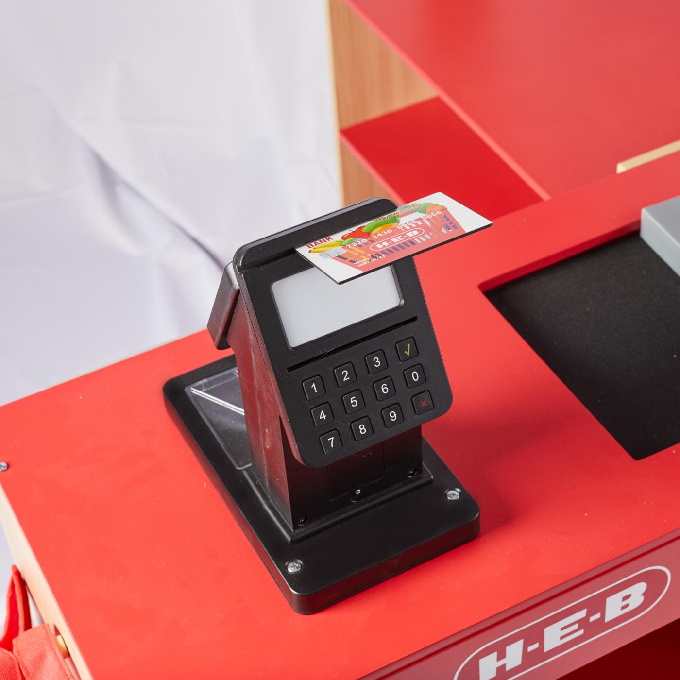 H-E-B Beyond Imagination! Wooden Grocery Checkout Stand; image 7 of 8