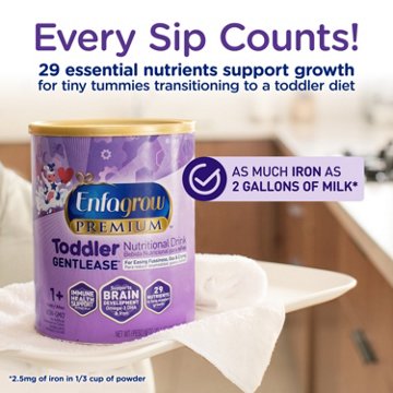 Enfagrow Gentlease Toddler Powder Nutritional Drink, 29.1 oz