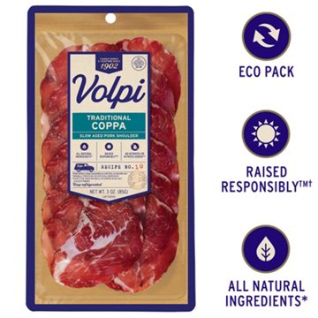 Volpi Sliced Traditional Coppa