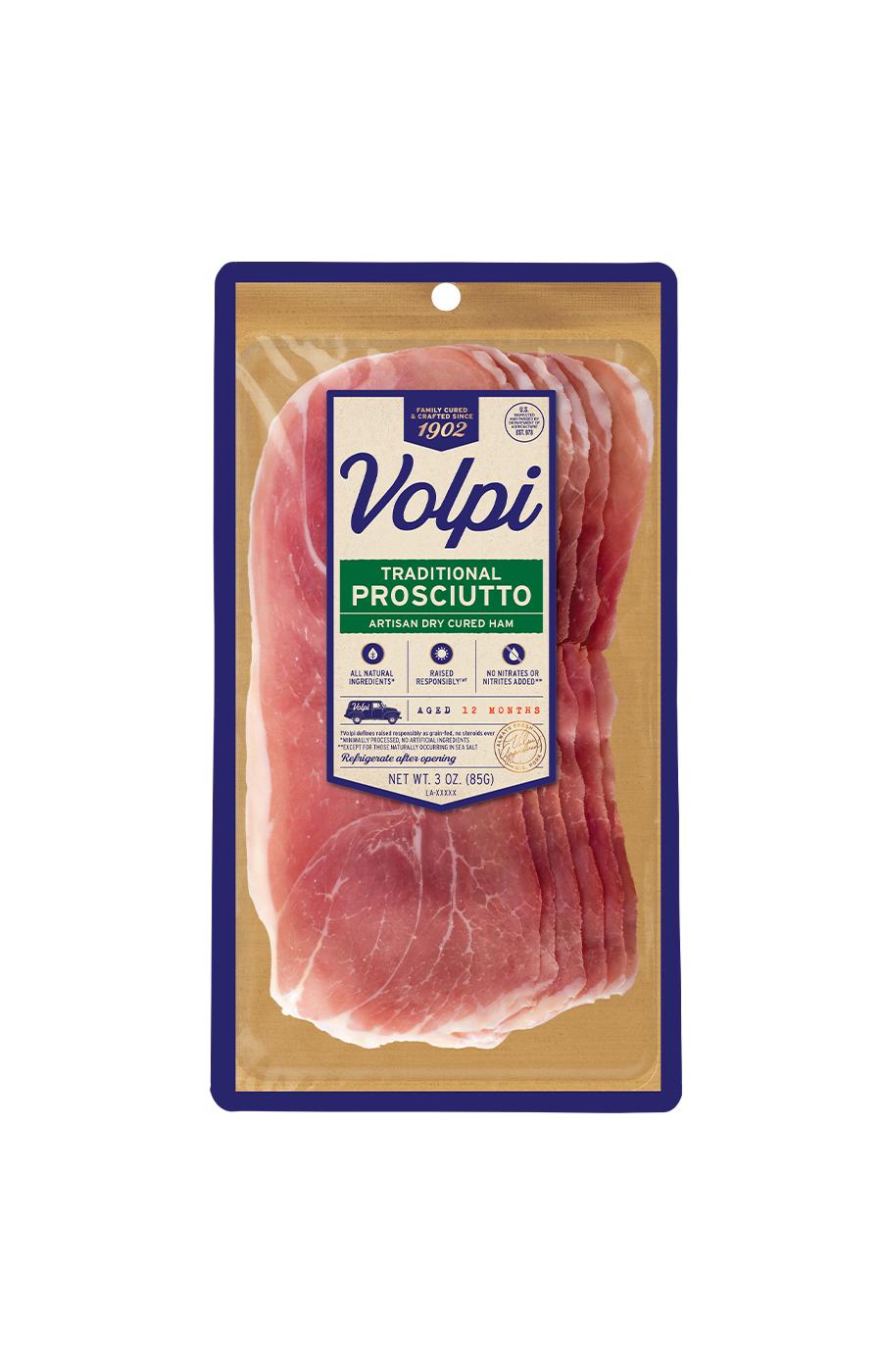 Volpi Sliced Traditional Prosciutto; image 1 of 4
