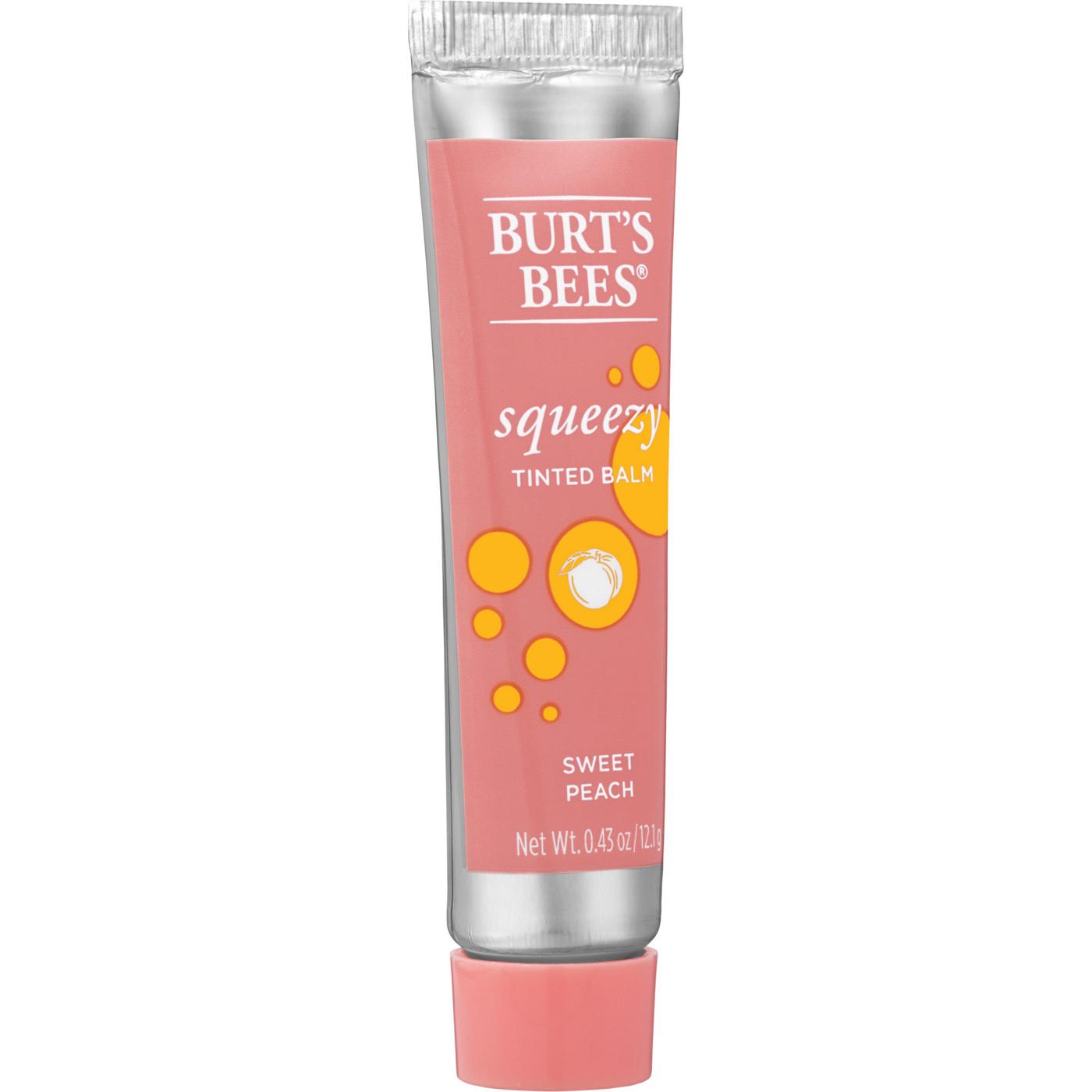 Burt's Bees Squeezy Tinted Lip Balm - Sweet Peach; image 5 of 12
