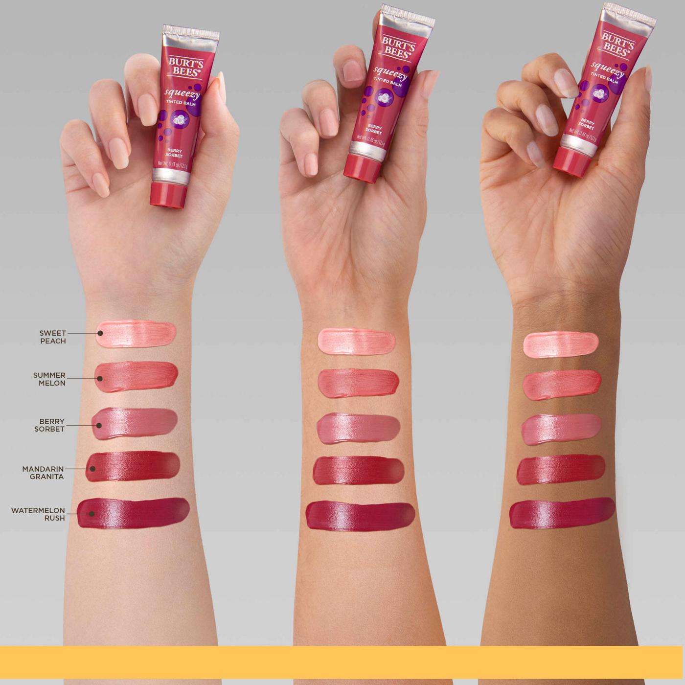 Burt's Bees Squeezy Tinted Lip Balm - Watermelon Rush; image 6 of 10