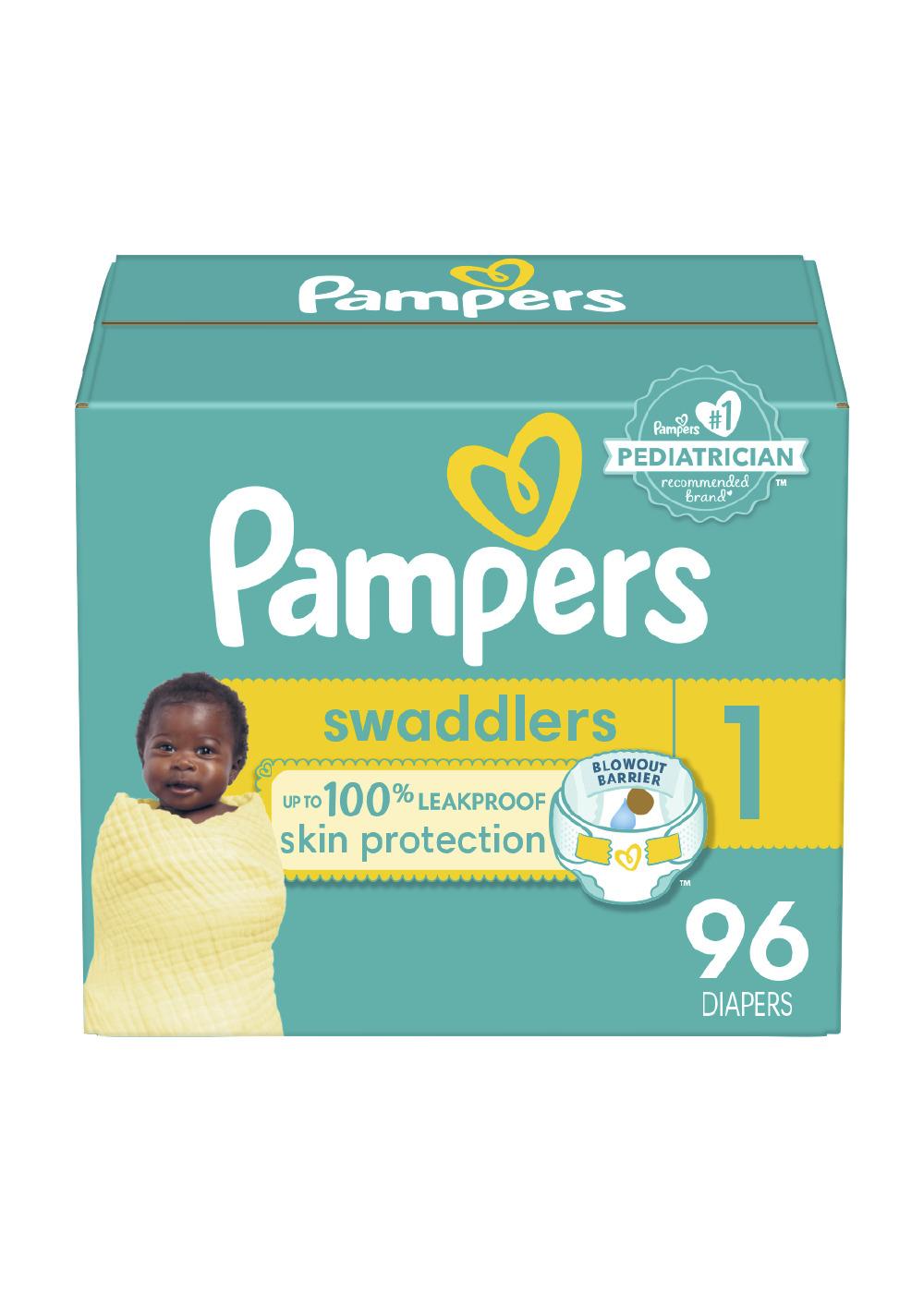 Pampers Swaddlers Baby Diapers - Size 1; image 1 of 6