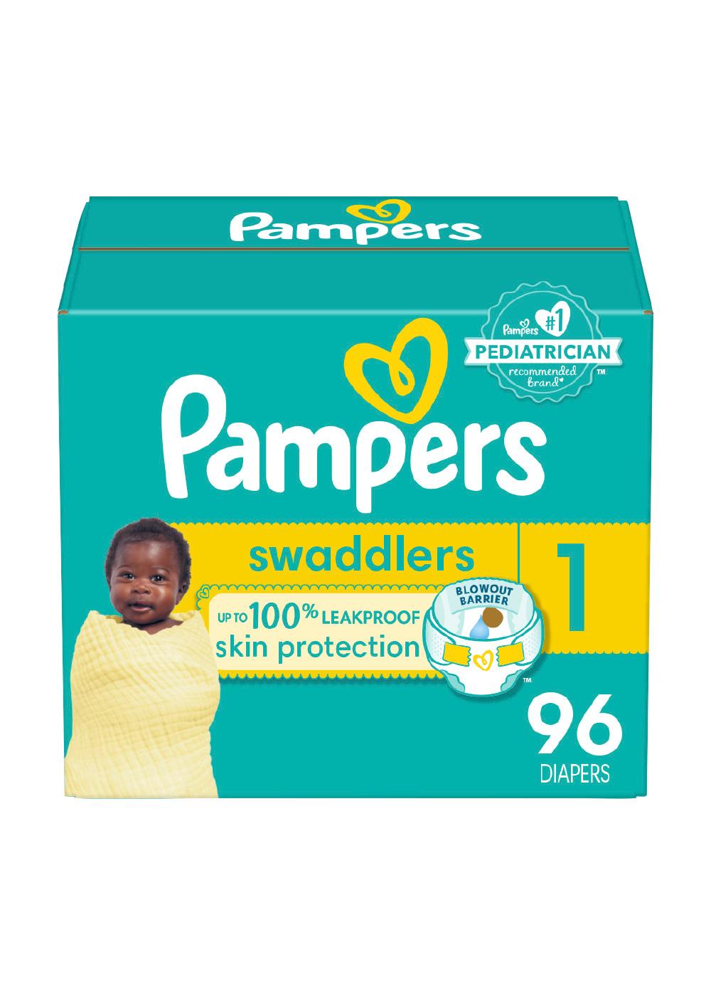 Newborn Diapers: Pampers Swaddlers for Babies with Sensitive Skin