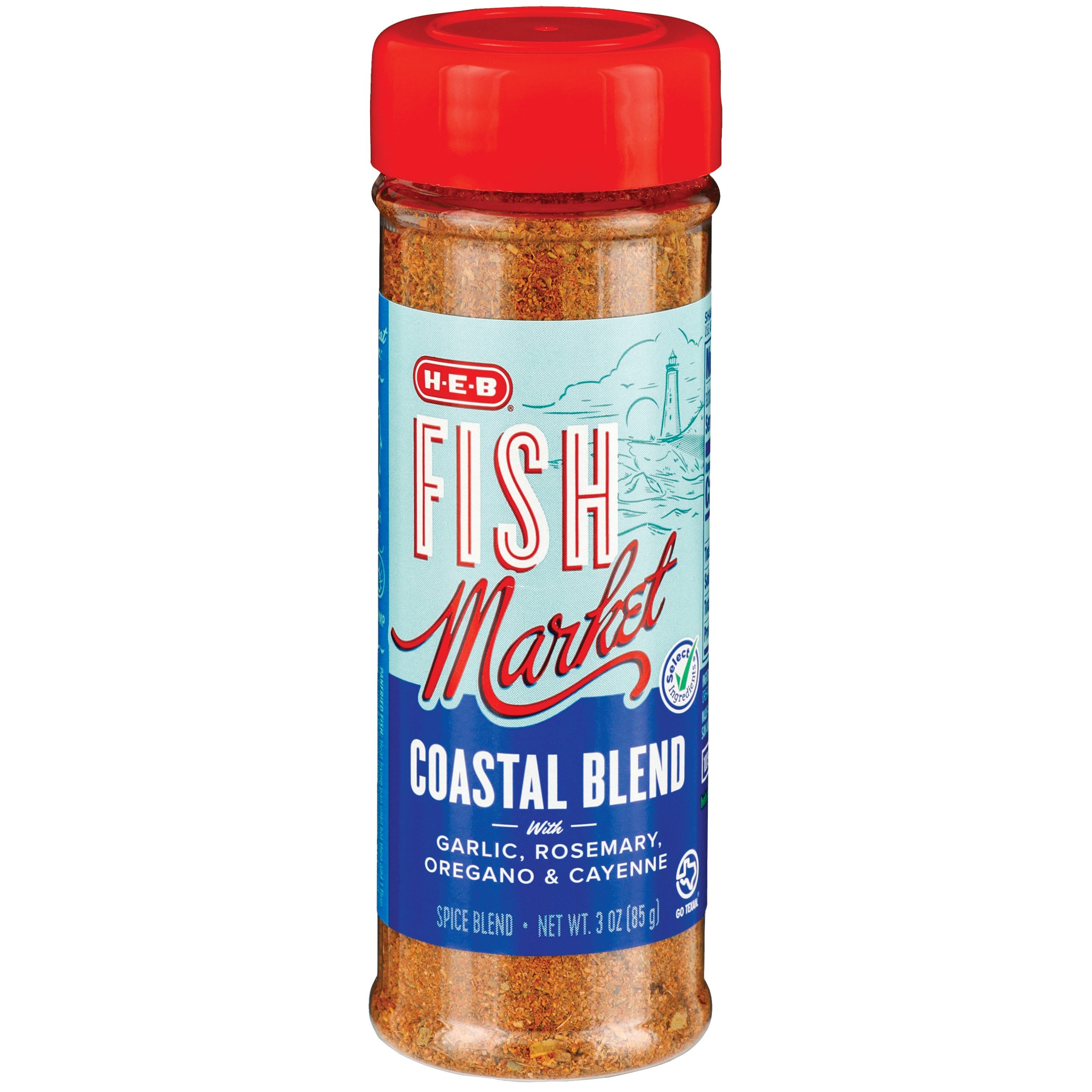 H-E-B Select Ingredients Fish Market Coastal Blend Seasoning - Shop ...