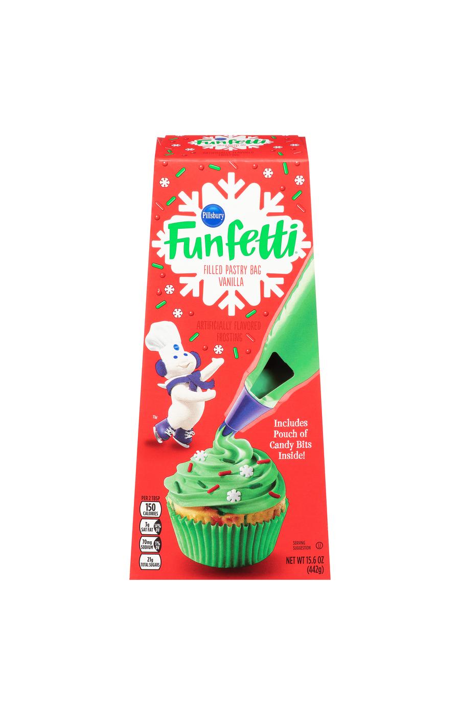 Pillsbury Funfetti Vanilla Frosting Filled Pastry Bag Shop Icing And Decorations At H E B