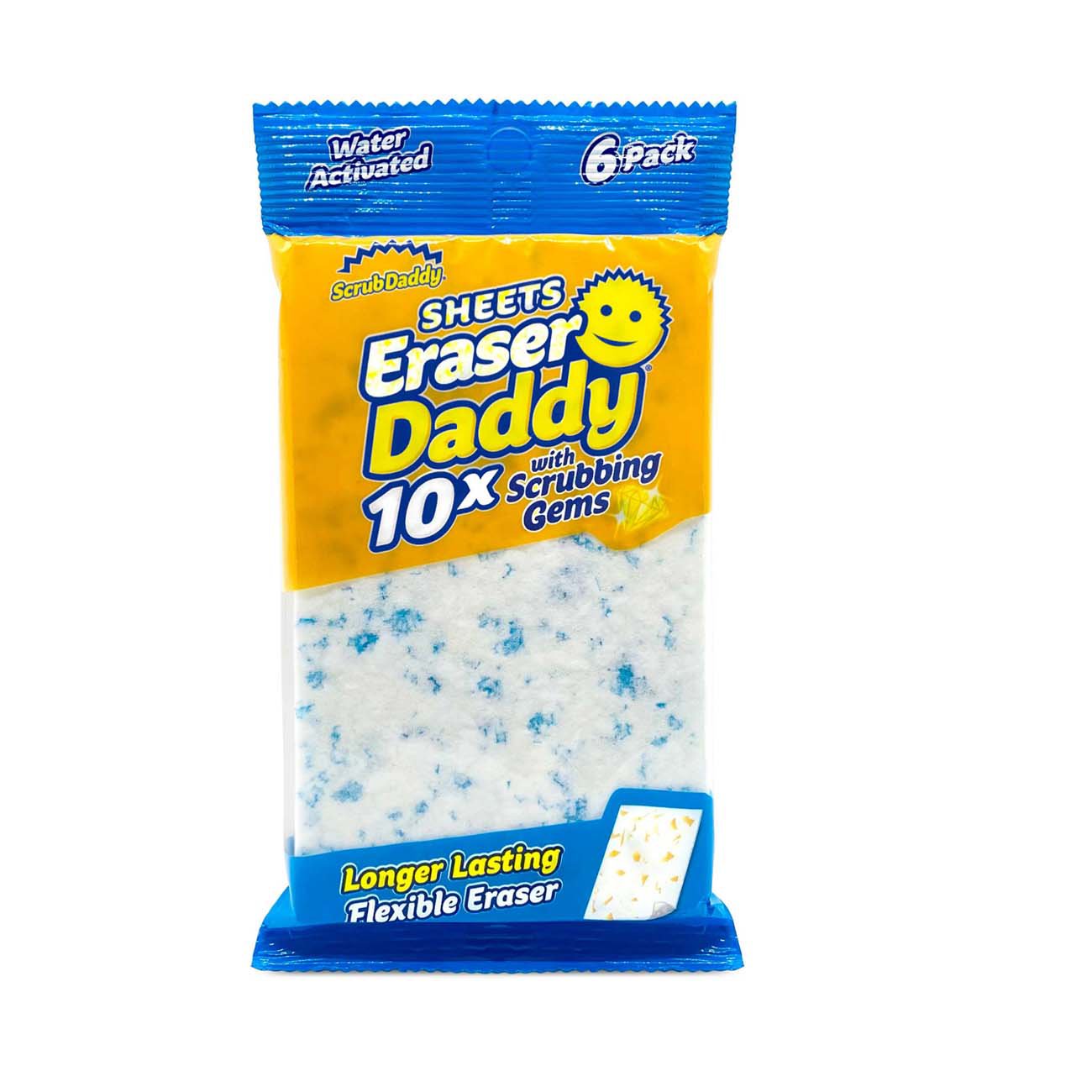 Scrub Daddy 10x Eraser Daddy Sheets with Scrubbing Gems Shop Cleaning