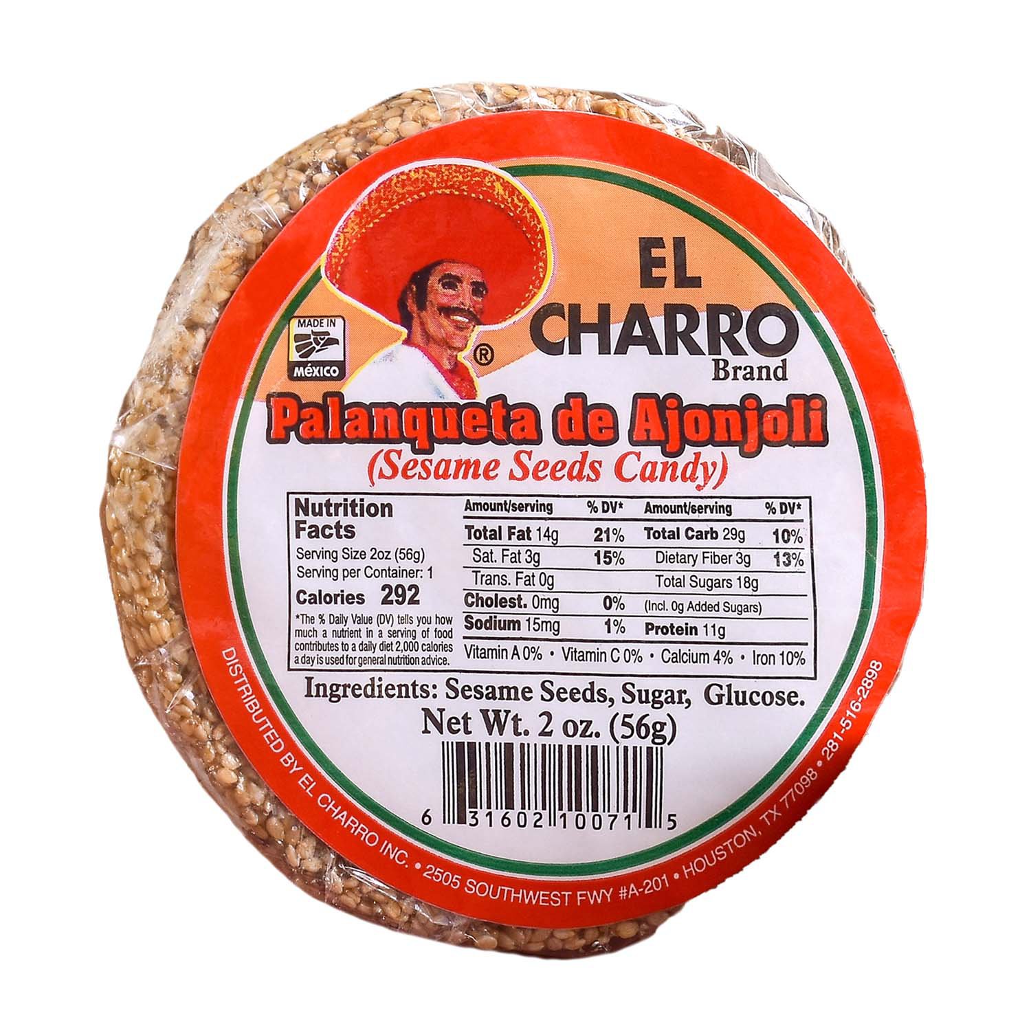 El Charro Palanqueta De Ajonjoli Sesame Seed Candy - Shop Candy At H-E-B