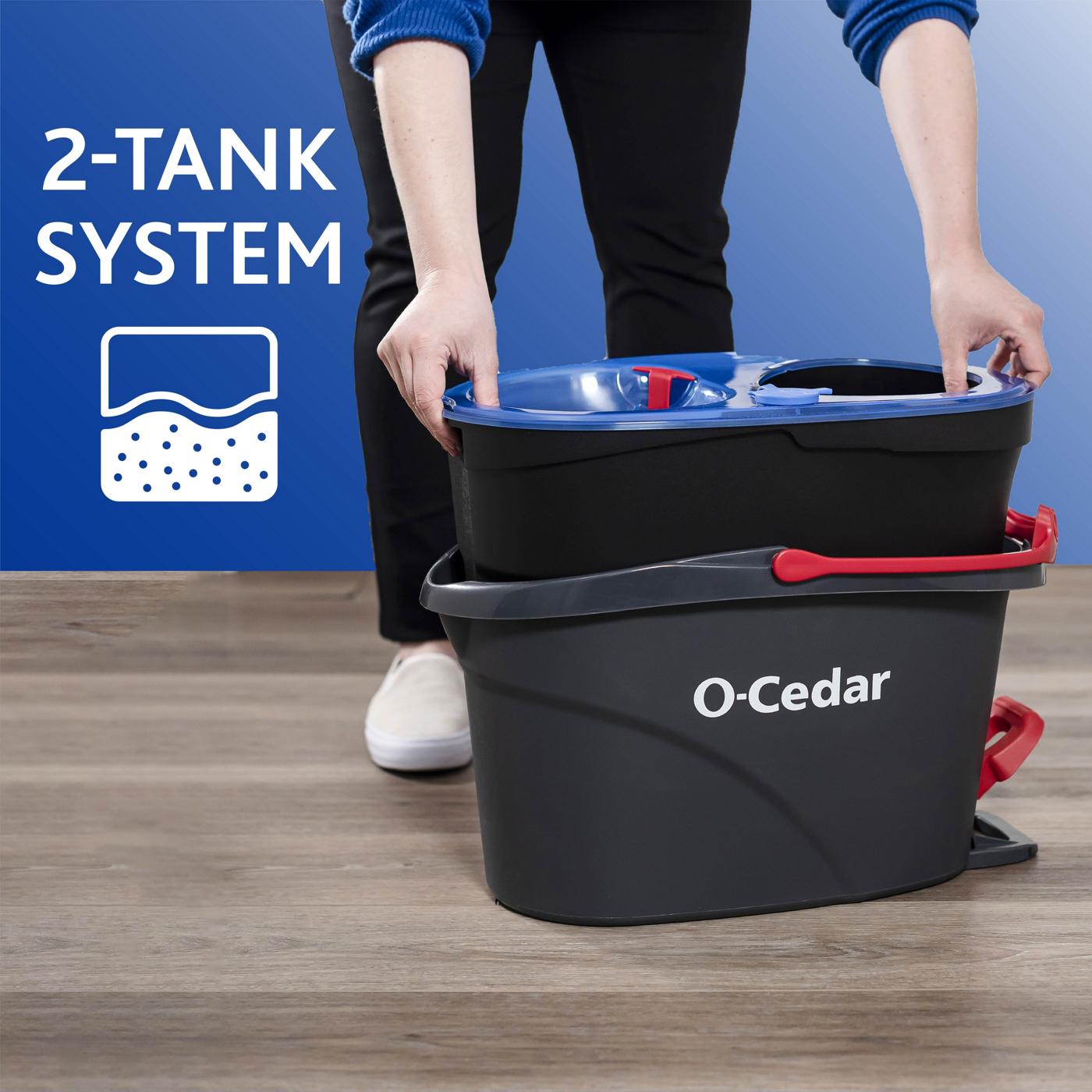 O-Cedar EasyWring RinseClean Spin Mop & Bucket System; image 6 of 8
