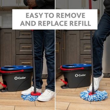 O-Cedar RinseClean Spin Mop Microfiber Refill