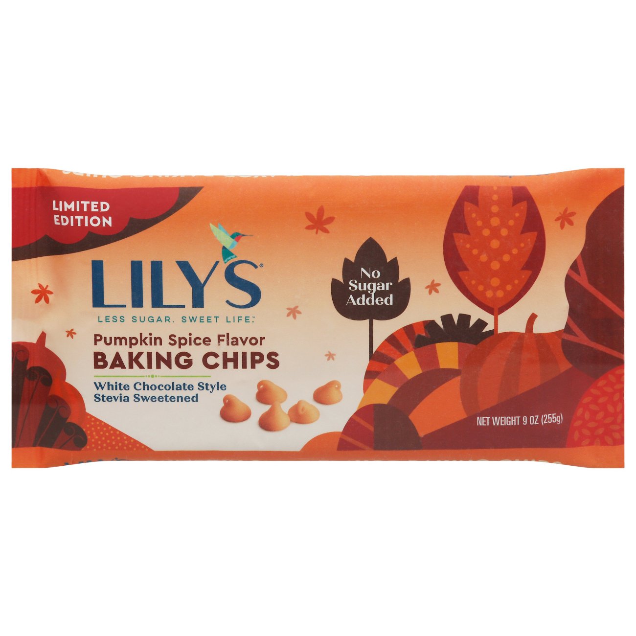 Lily's Pumpkin Spice Flavor White Chocolate Style Baking Chips Shop
