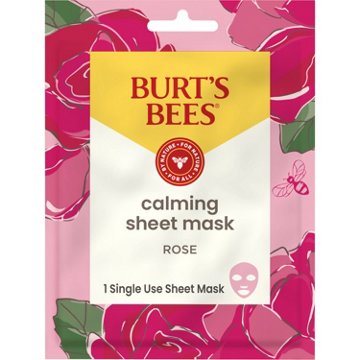 Burt's Bees Calming Sheet Mask with Rose, 1 ct