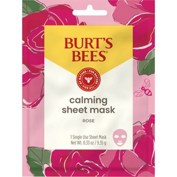 Burt's Bees Calming Sheet Mask with Rose, 1 ct