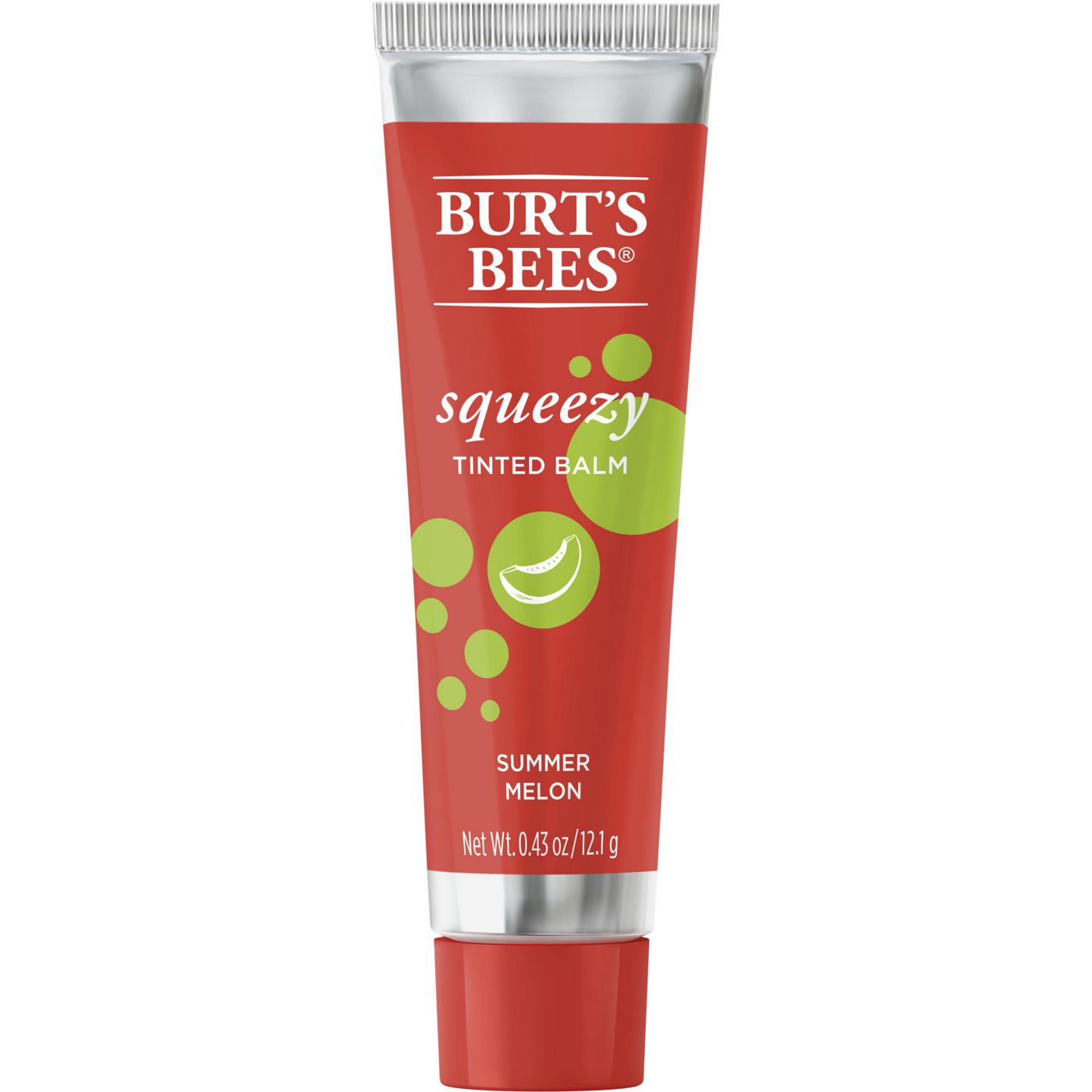 Burt's Bees Squeezy Tinted Balm - Summer Melon; image 1 of 10