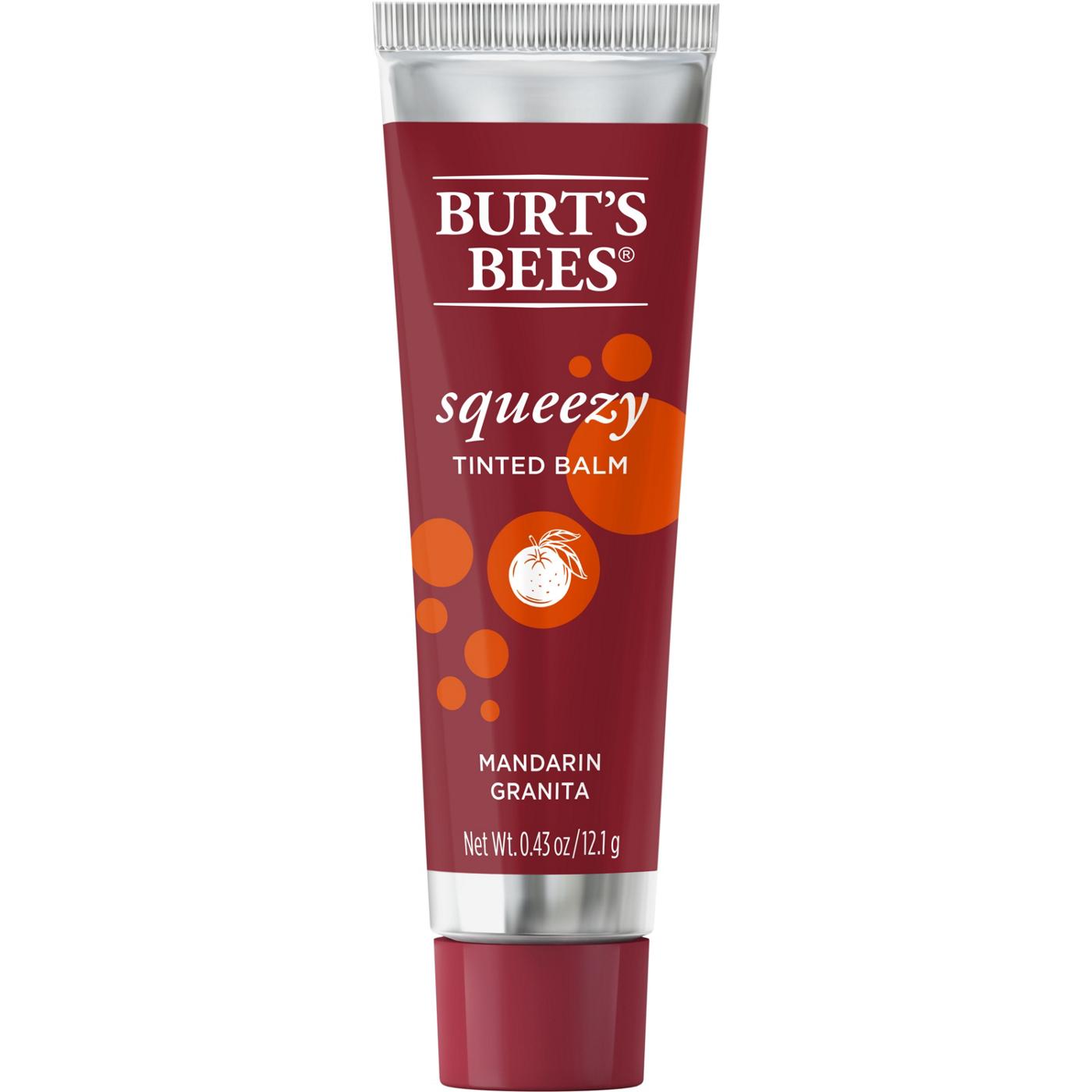 Burt's Bees Squeezy Tinted Lip Balm - Mandarin Granita; image 2 of 8