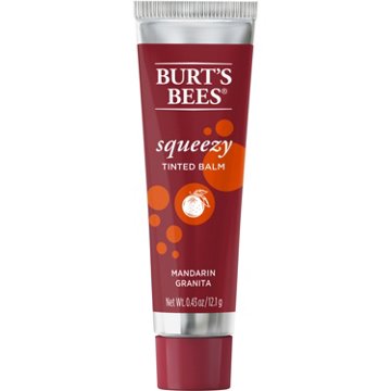 Burt's Bees Squeezy Tinted Lip Balm - Mandarin Granita, 0.43 oz