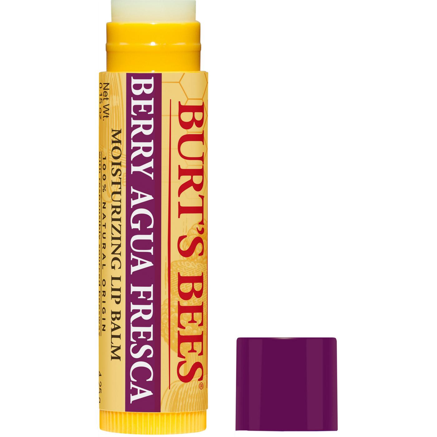 Burt's Bees 100% Natural Origin Moisturizing Lip Balm - Berry Agua Fresca; image 9 of 11