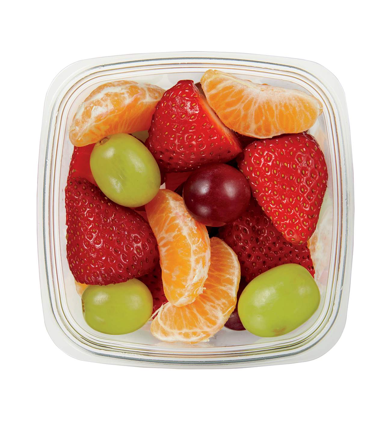 H-E-B Fresh Mandarin Oranges, Strawberries & Grapes - Small; image 1 of 2