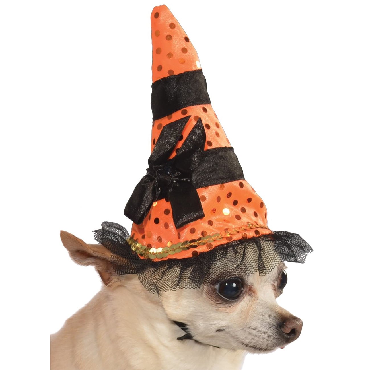 Rubie's Costume Orange & Black Witch Hat For Pets - M/L - Shop Clothes ...