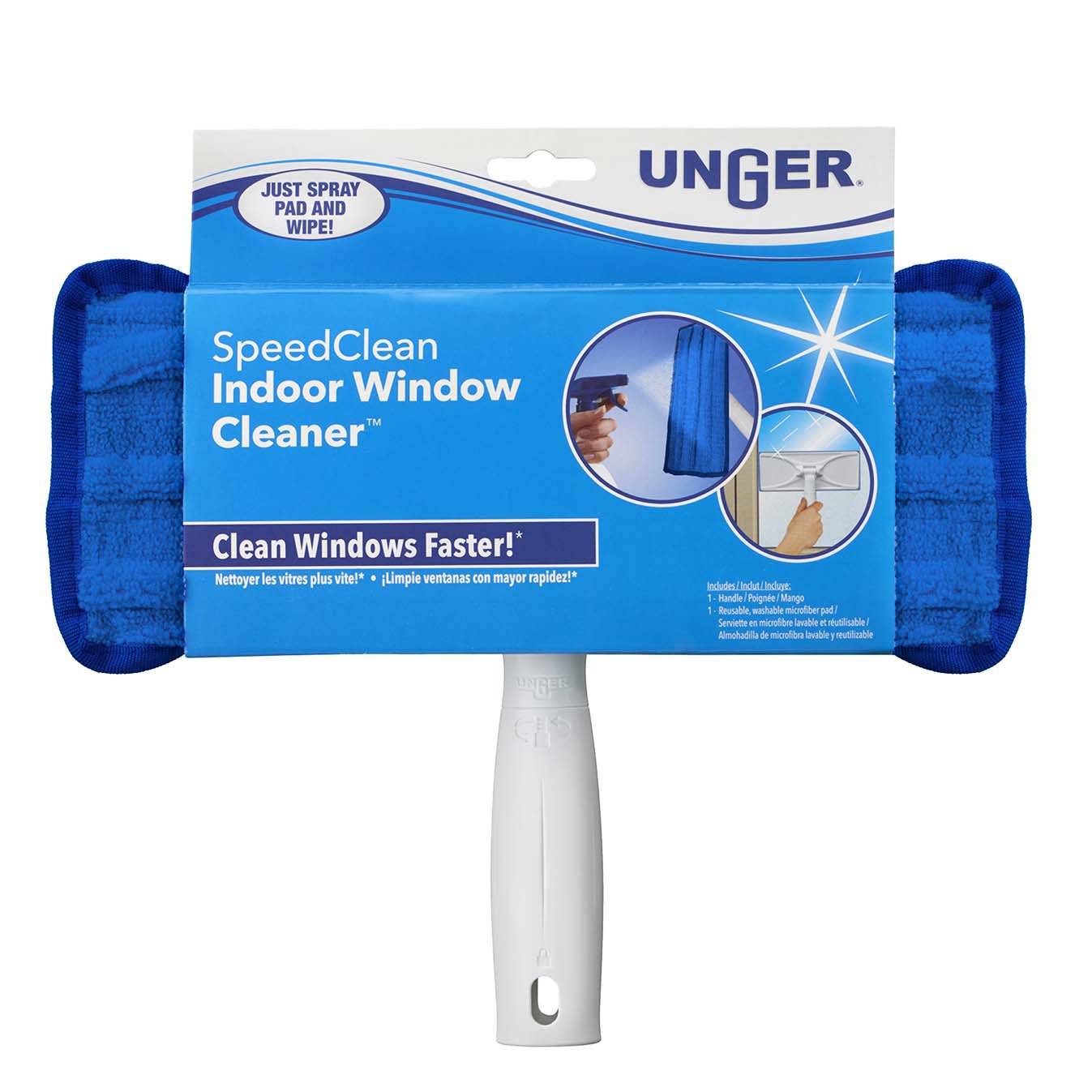 Unger Window Scrubber & Squeegee - Shop Cleaning Cloths & Dusters at H-E-B