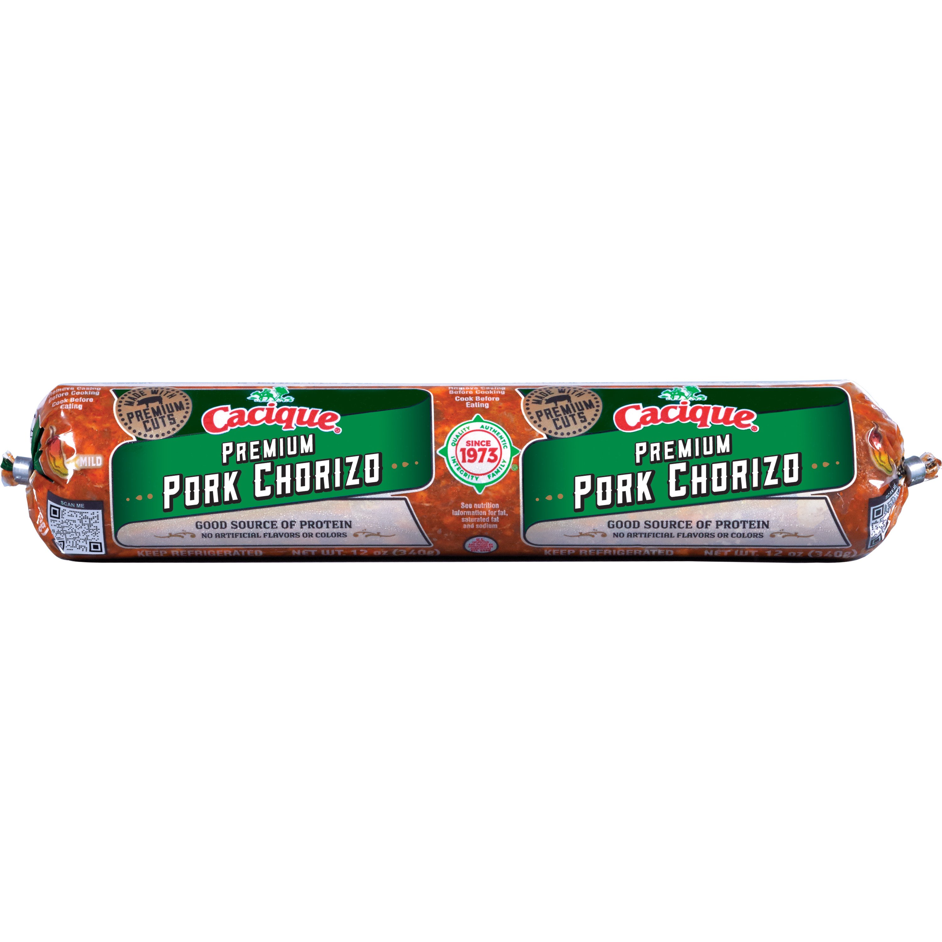 Cacique Premium Pork Chorizo Sausage Shop Sausage At H E B