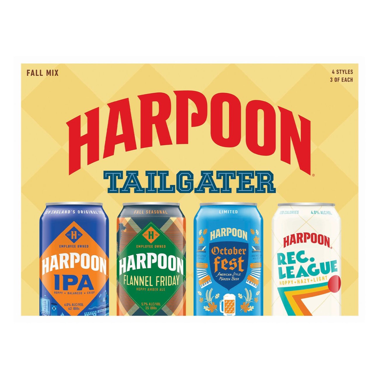Harpoon Summer Vacation Beer 12 oz Cans Variety Pack Shop Beer at HEB