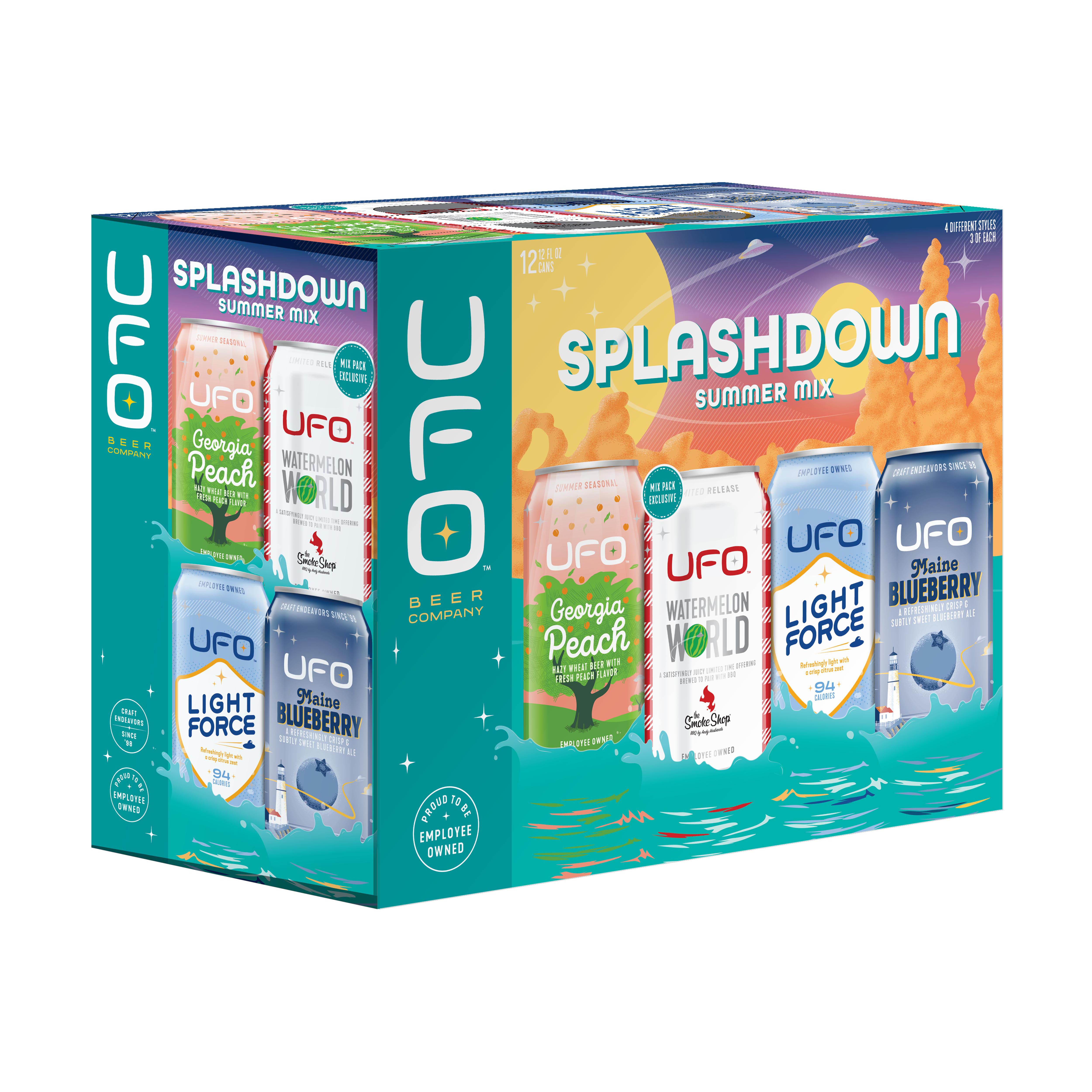 UFO Craft Beer Splashdown Summer Mix Variety 12 pk Cans - Shop Beer at ...