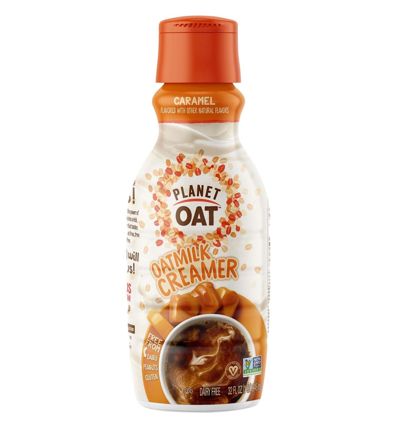 Planet Oat Dairy Free Oat Milk Liquid Coffee Creamer - Caramel; image 1 of 3