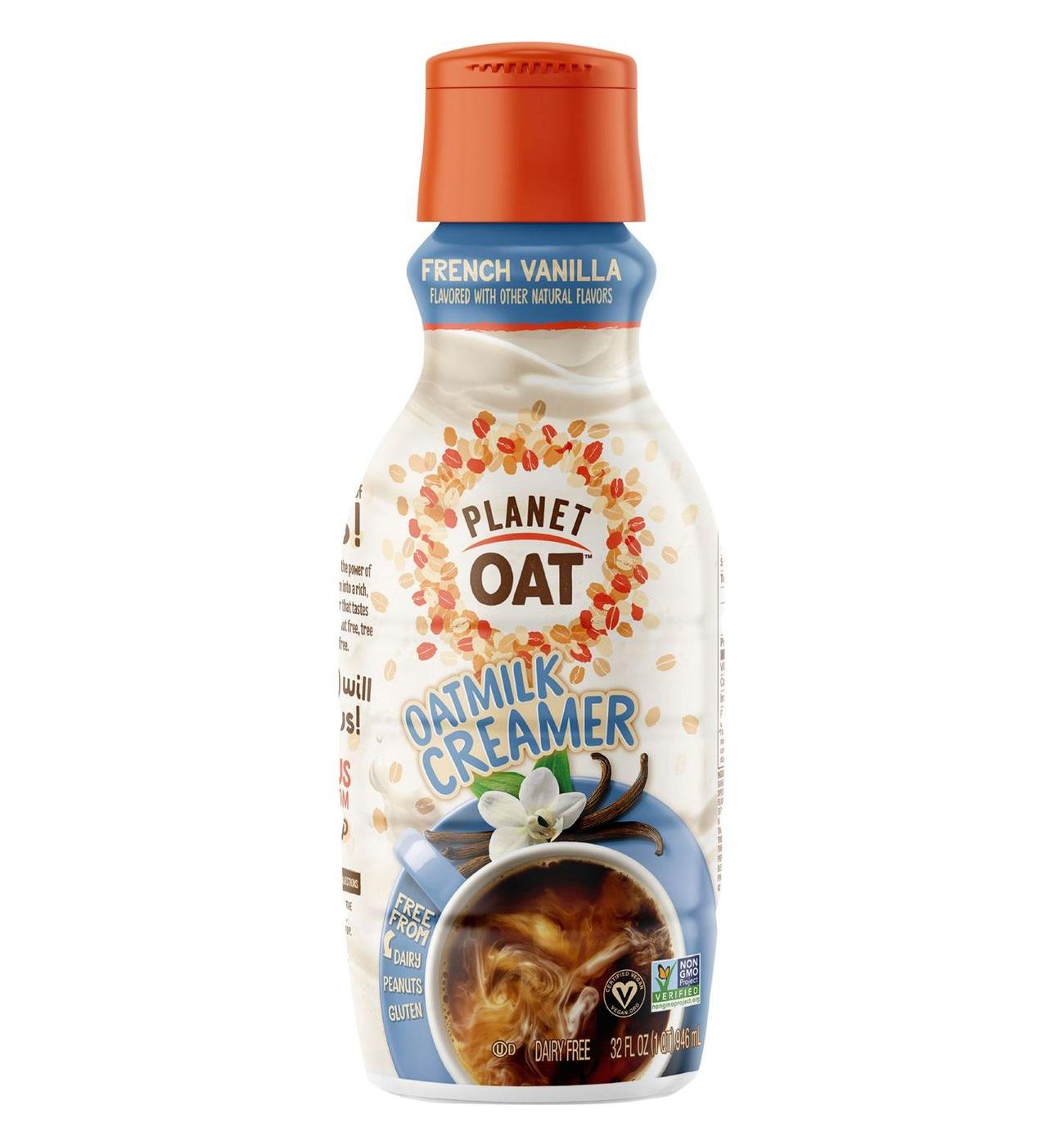 Planet Oat Dairy Free Oat Milk Liquid Coffee Creamer - French Vanilla; image 1 of 3