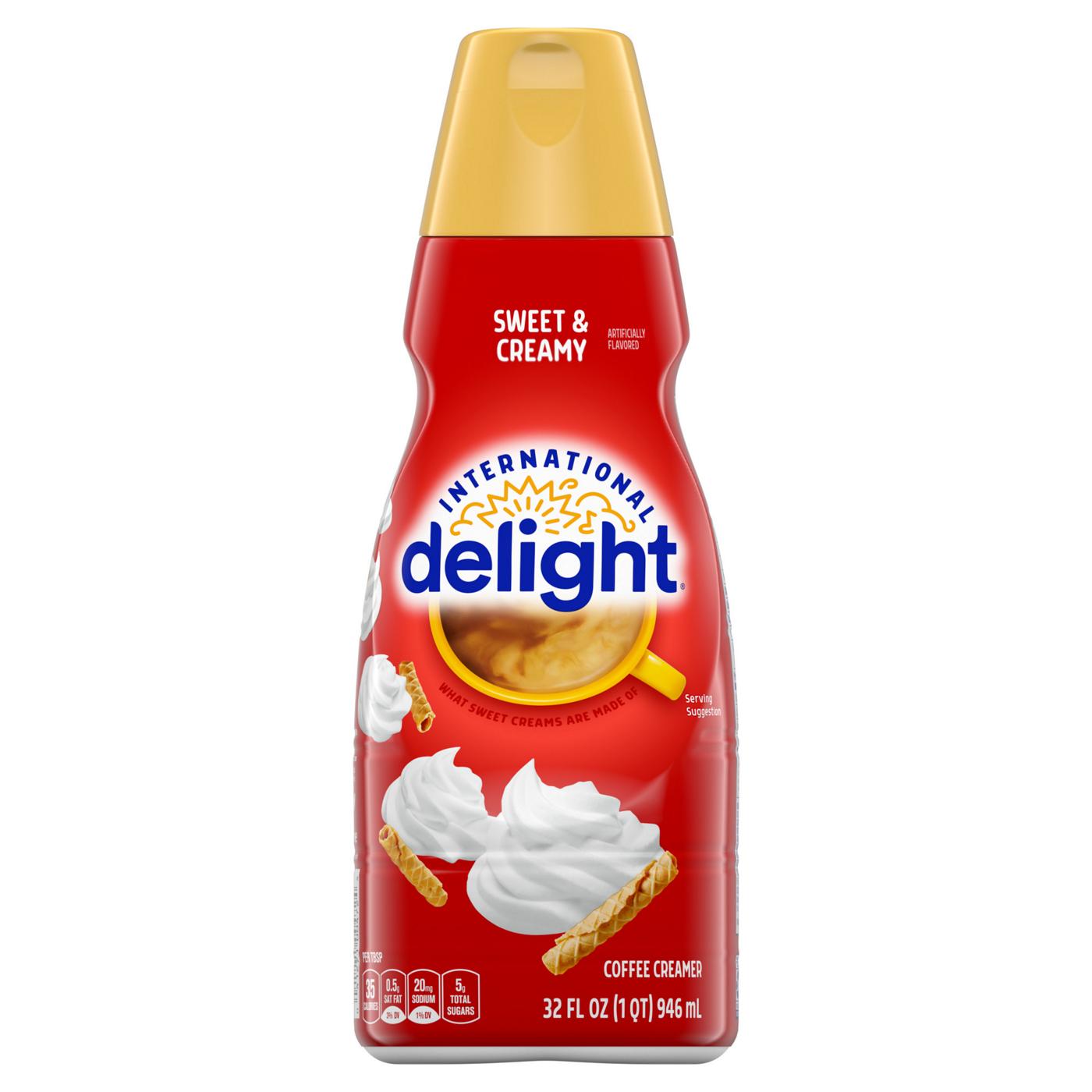 International Delight Sweet & Creamy Liquid Coffee Creamer - Shop Coffee  Creamer at H-E-B