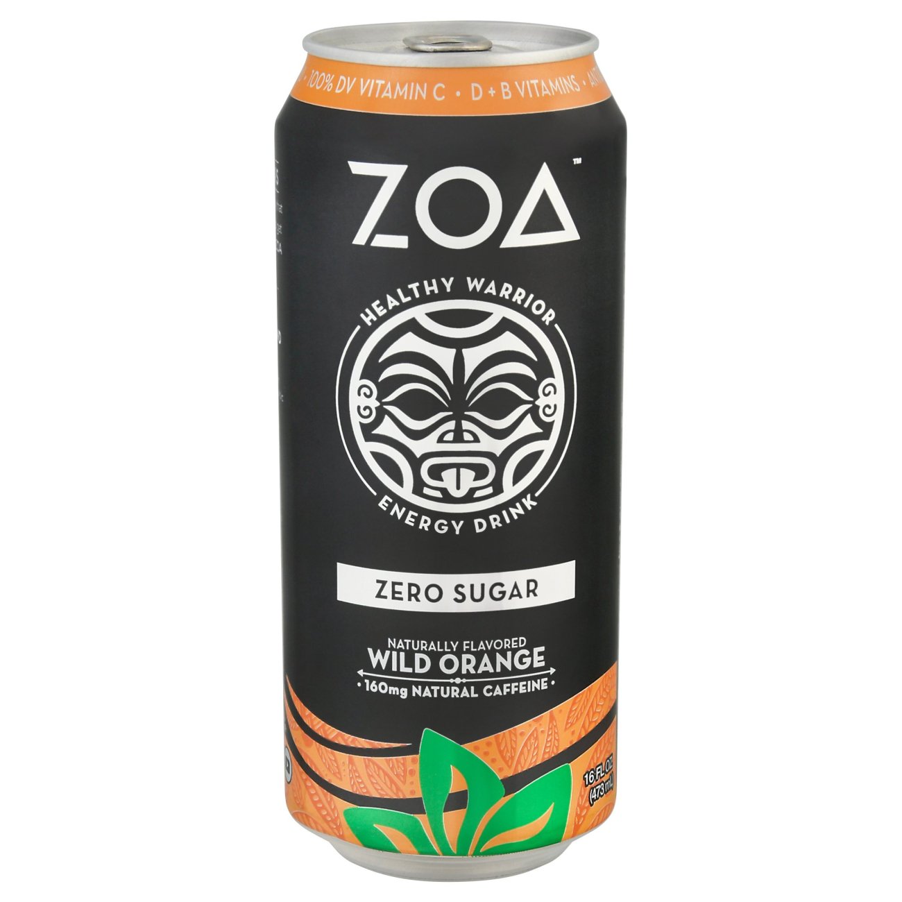 Zoa Zero Sugar Energy Drink Wild Orange - Shop Sports & Energy Drinks ...