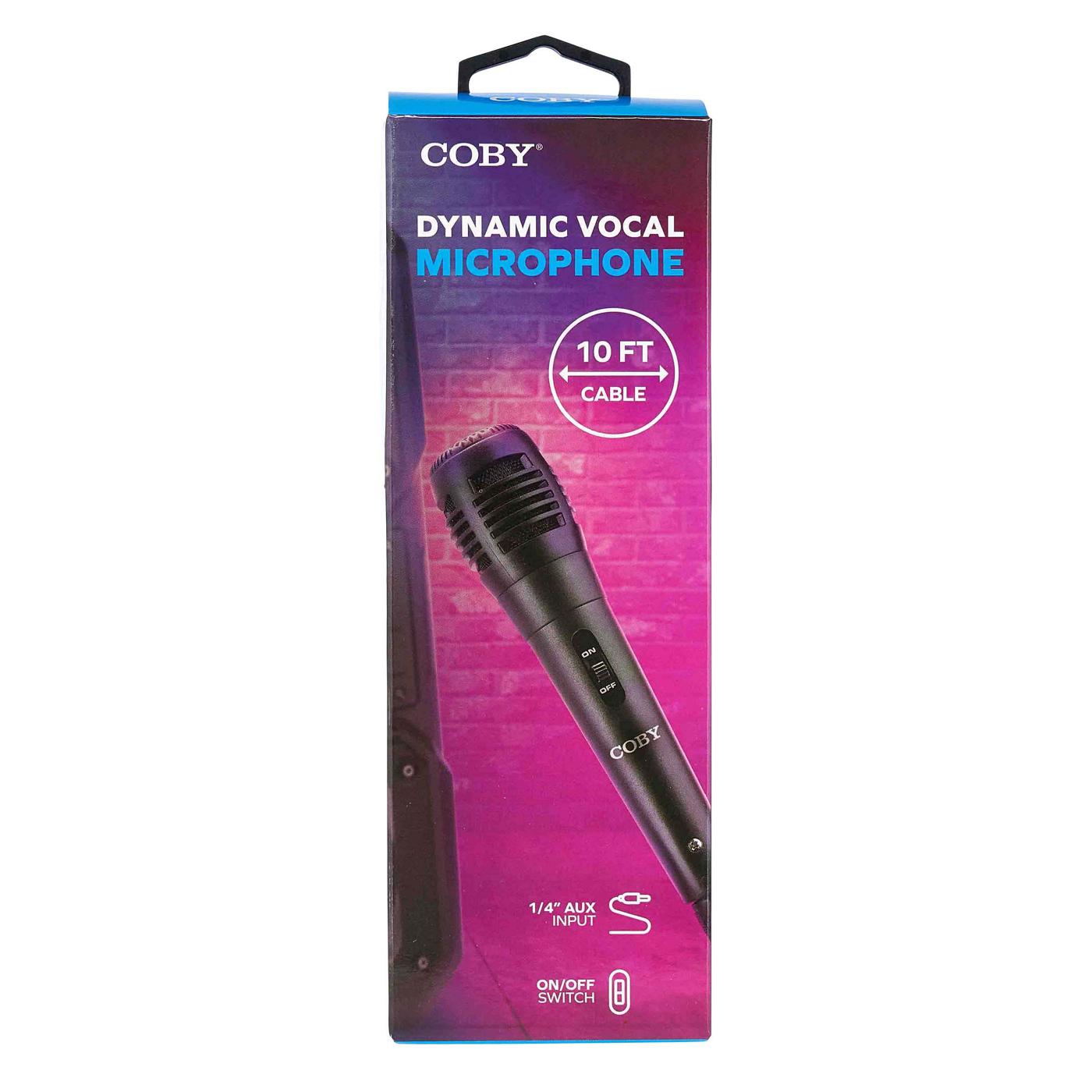 Coby Dynamic Vocal Microphone Shop Speakers at HEB